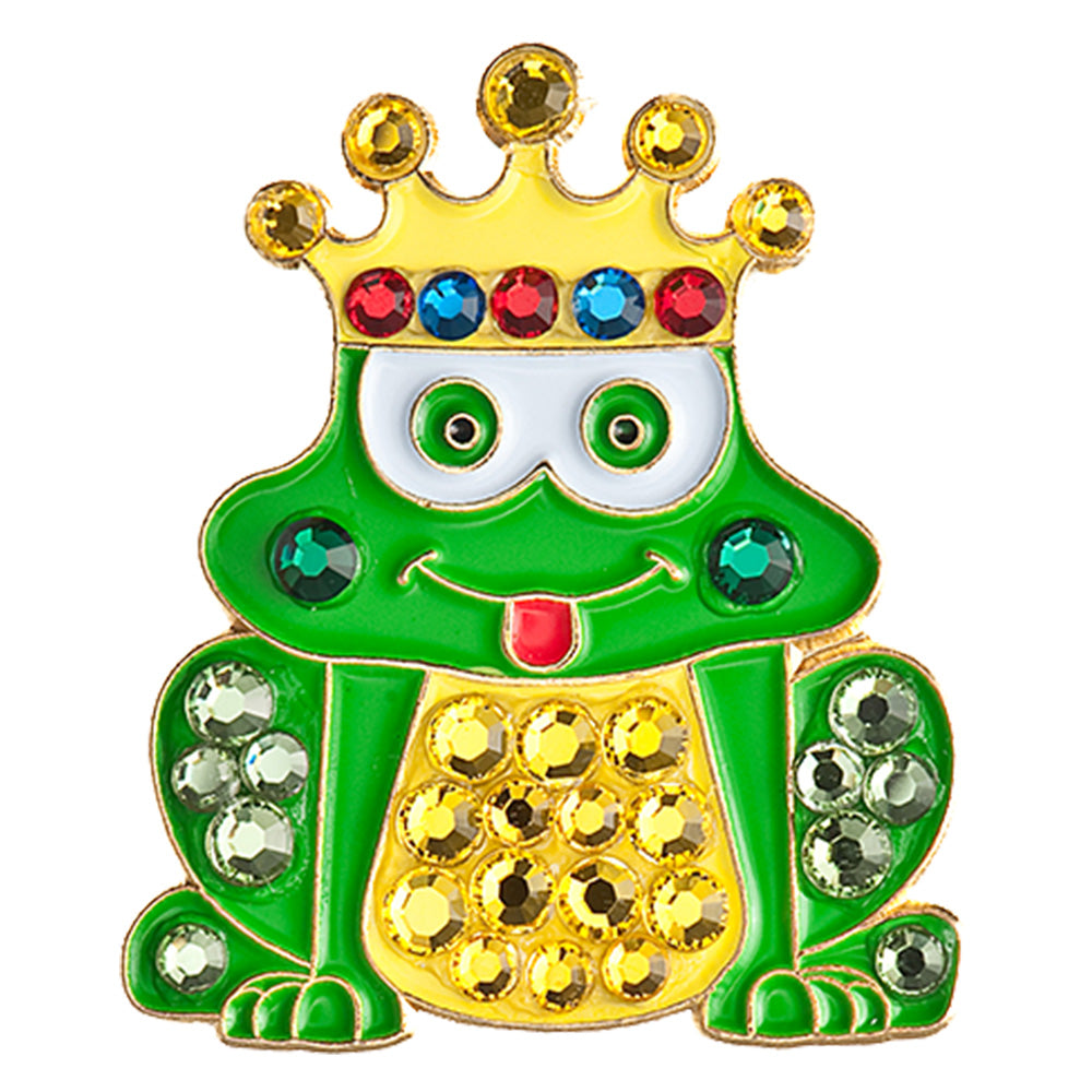Marqueur de balle Style Swarovski Crystal prince grenouille