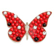 Style Swarovski Crystal Ballmarker Schmetterling Rot