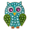 Style Swarovski Crystal Ballmarker Eule Blau