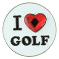 Style Swarovski Crystal Ballmarker I Love Golf