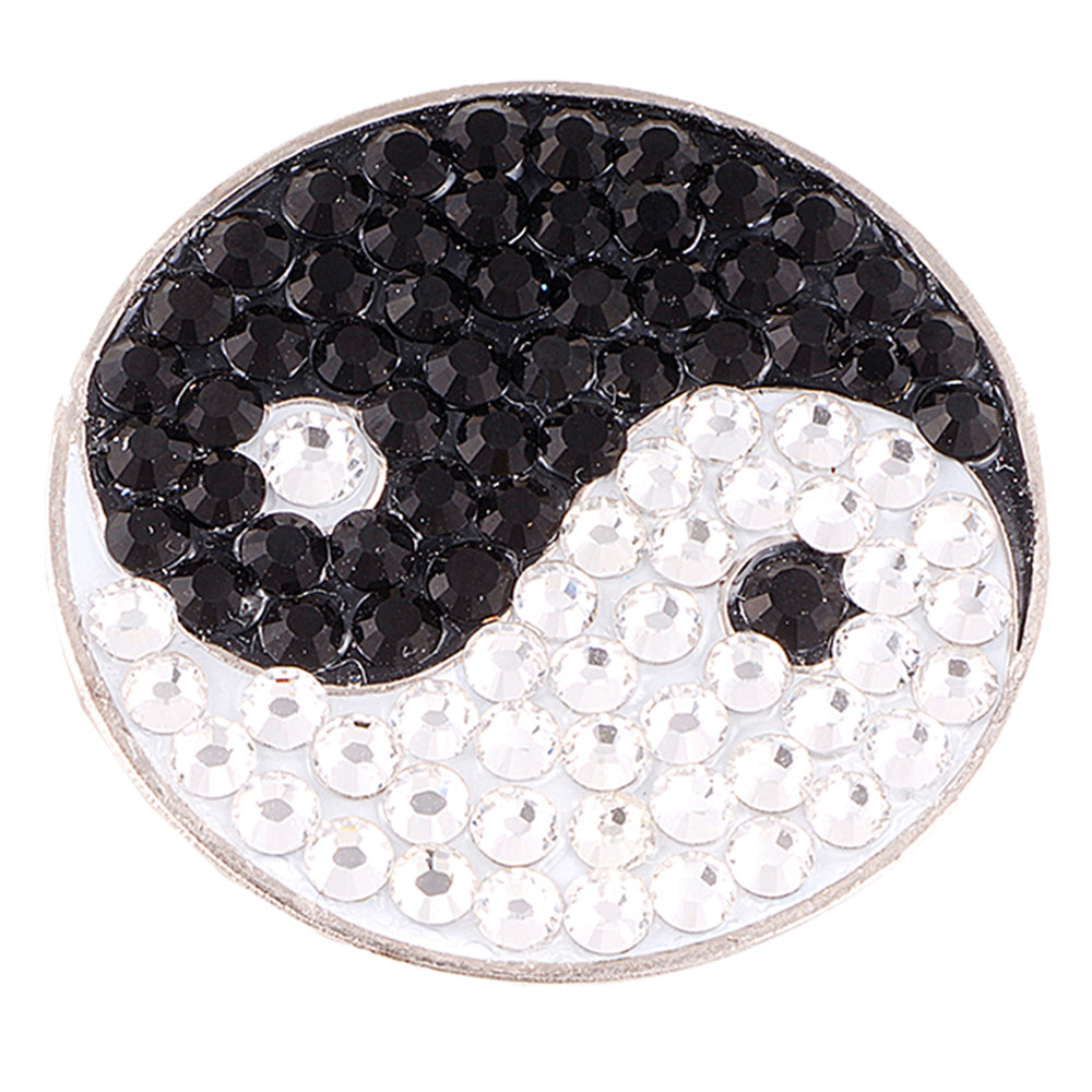 Style Swarovski Crystal Ballmarker Yin Yang