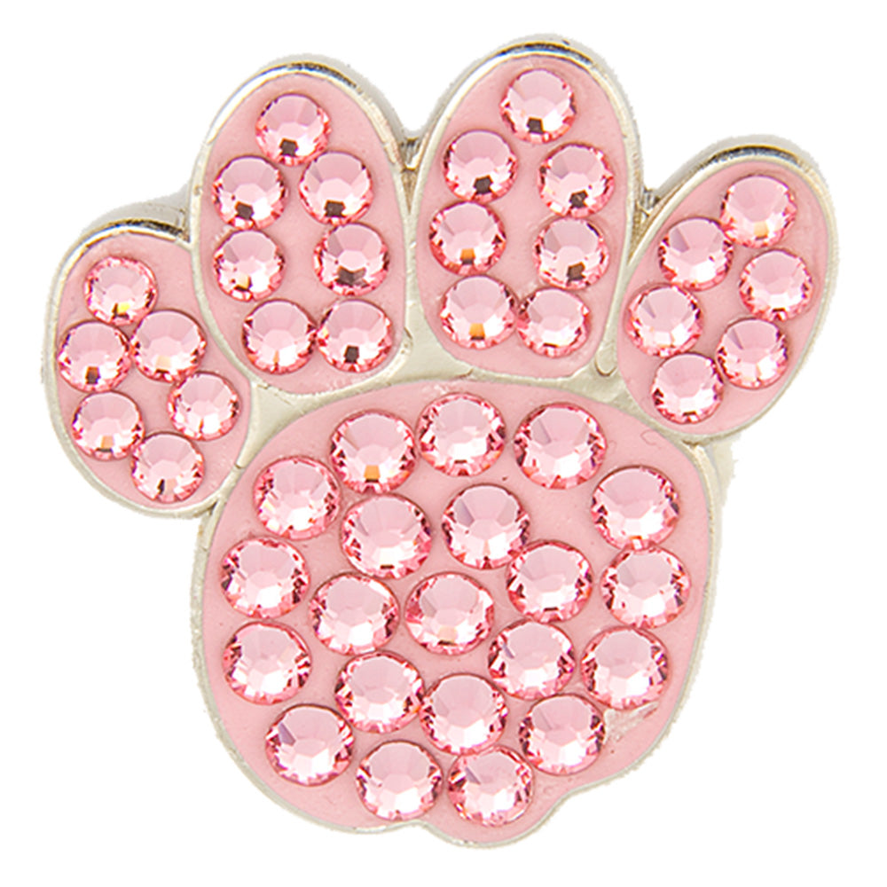 Style Swarovski Crystal Ball Marker Pink Paw