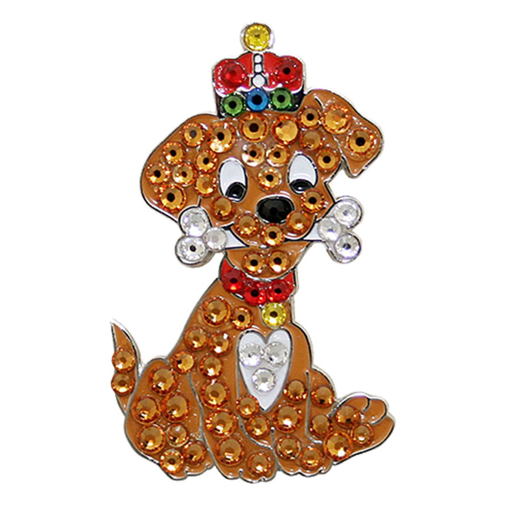 Sparkle Swarovski Crystal Ball Marker Doggie
