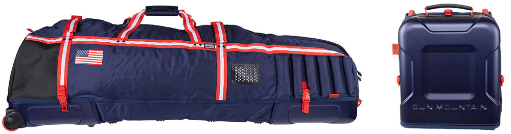 Kube Reisetasche für Golfbag Navy/Weiss/Rot