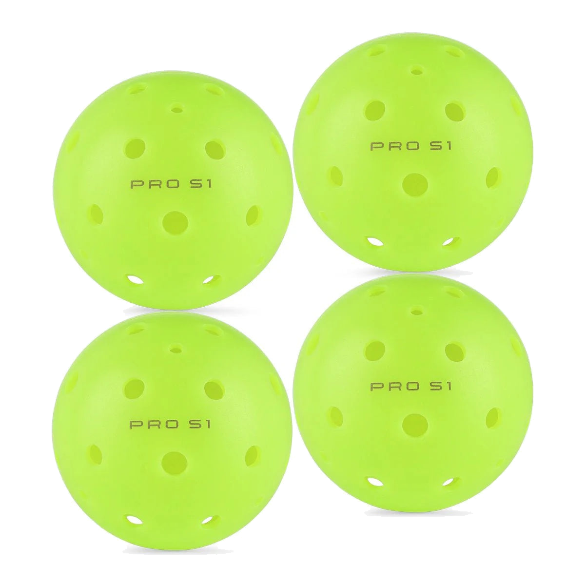 Confezione da 4 palline da pickleball Pro S1