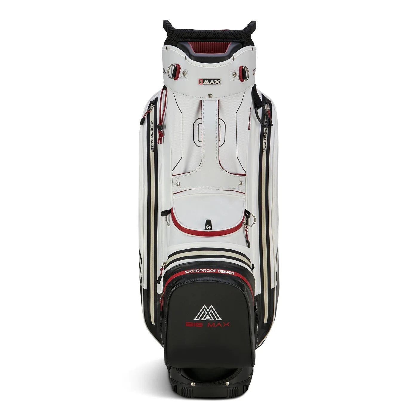 Aqua Sport 4 Cartbag Weiss/Schwarz/Merlot