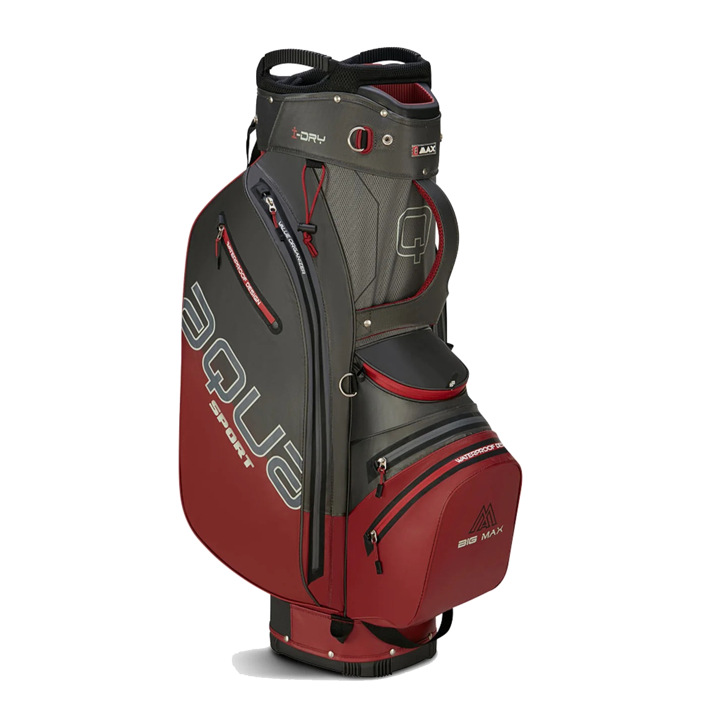 Borsa da golf Aqua Sport 4 grigia/rossa