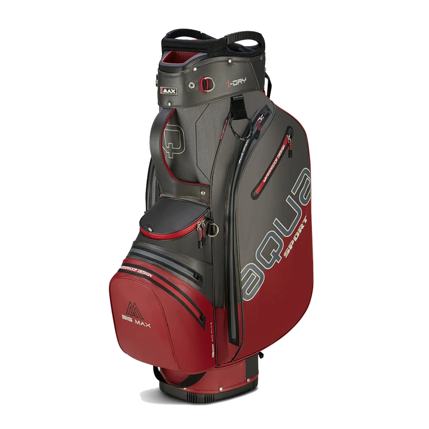 Borsa da golf Aqua Sport 4 grigia/rossa
