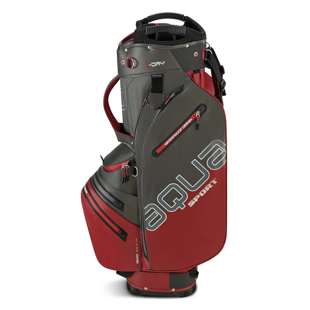 Aqua Sport 4 Cartbag Charcoal/Merlot