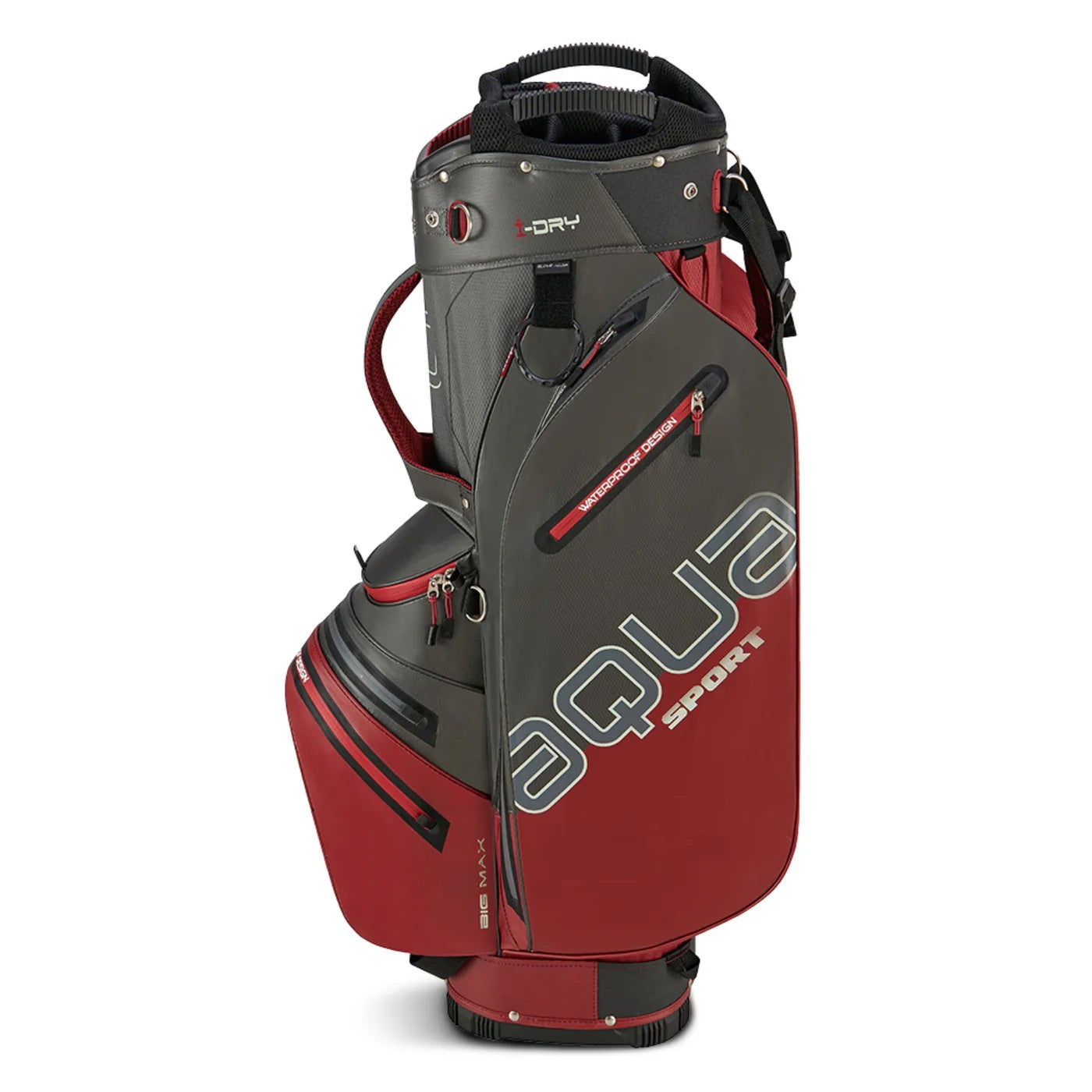 Aqua Sport 4 Cartbag Charcoal/Merlot