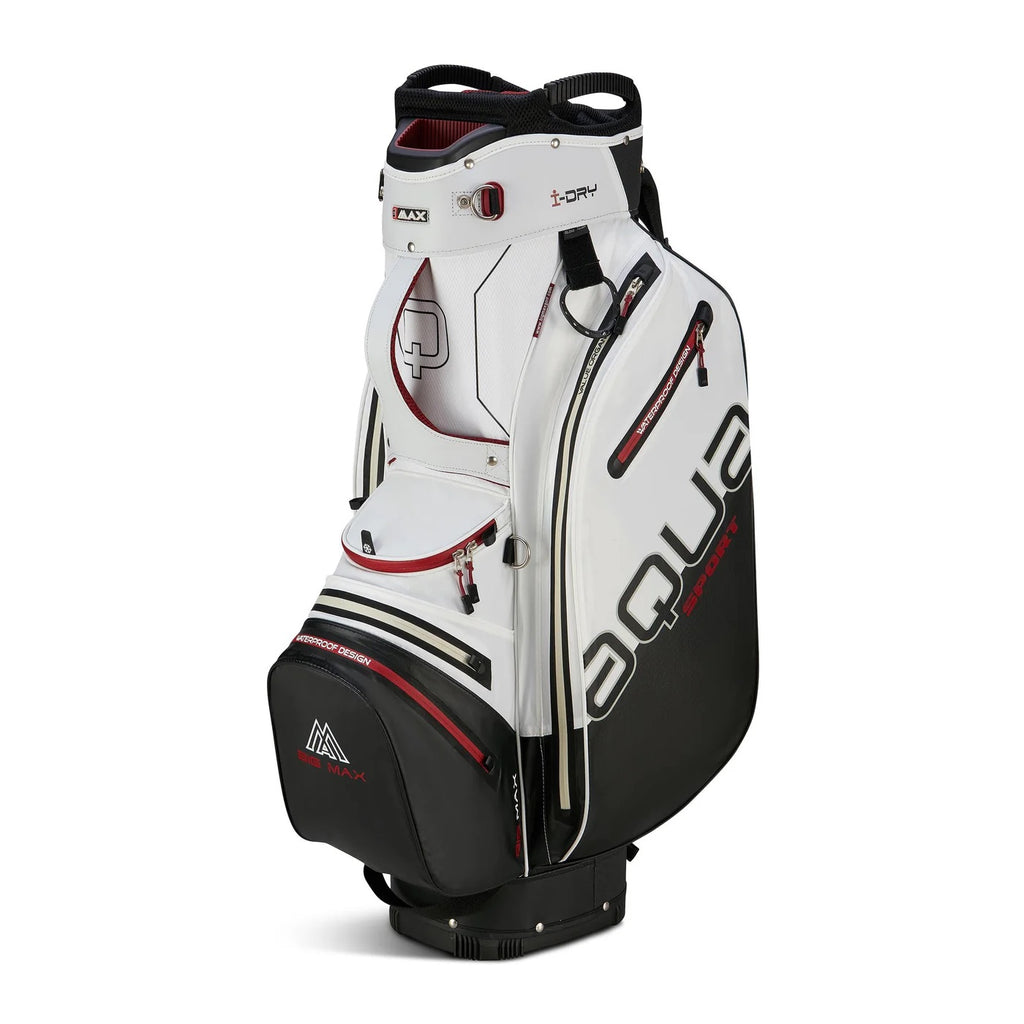 Aqua Sport 4 Cartbag Weiss/Schwarz/Merlot