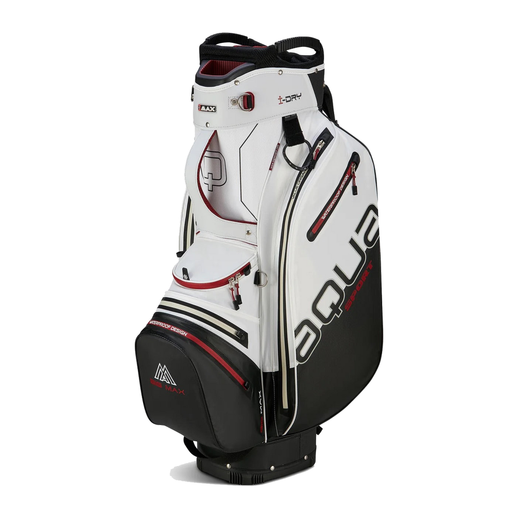 Aqua Sport 4 Cartbag Weiss/Schwarz/Merlot
