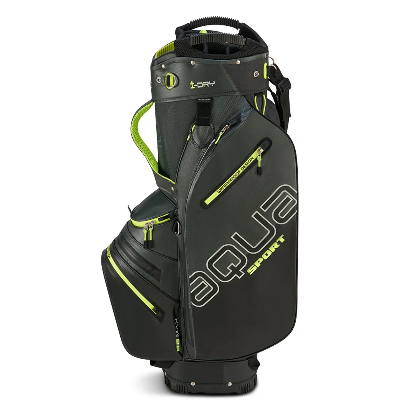 Aqua Sport 4 Cartbag Forest Green/Black/Lime