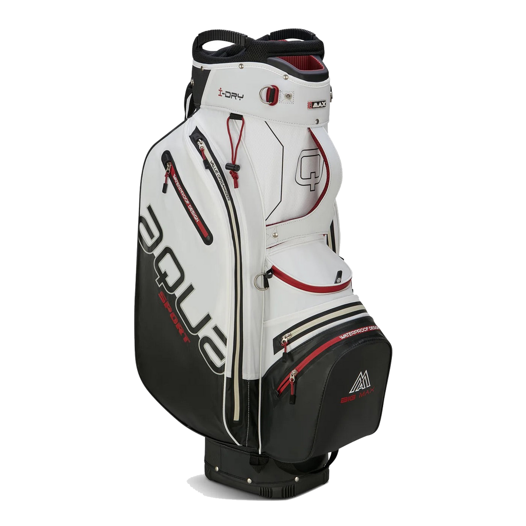 Aqua Sport 4 Cartbag Weiss/Schwarz/Merlot