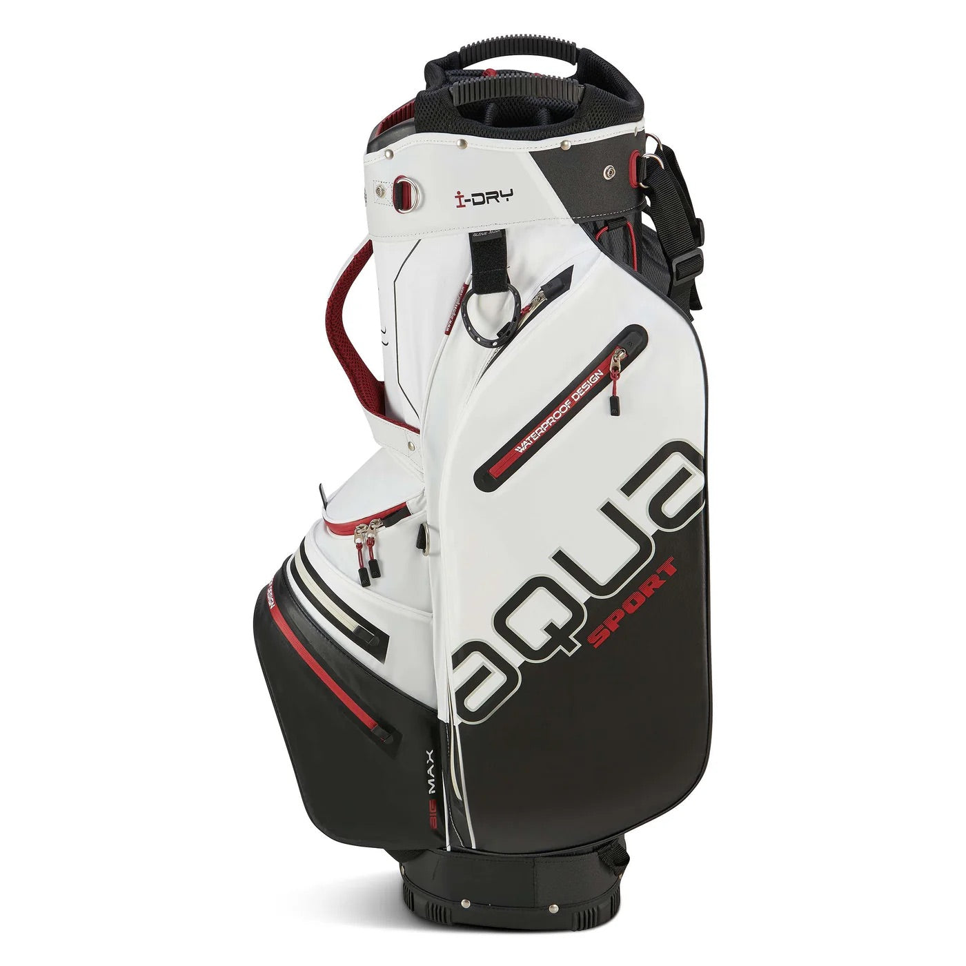 Aqua Sport 4 Cartbag Weiss/Schwarz/Merlot