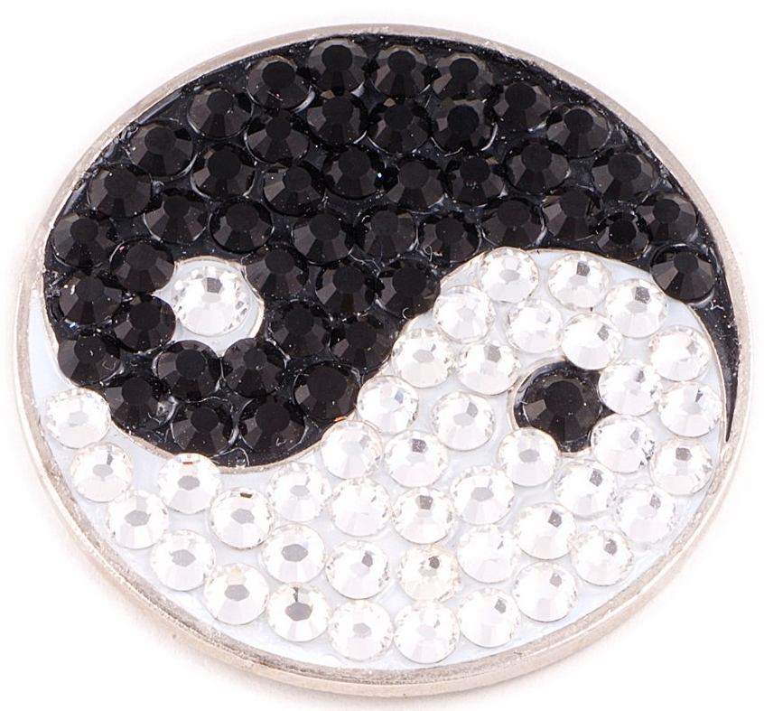 Style Swarovski Crystal Ballmarker Yin Yang