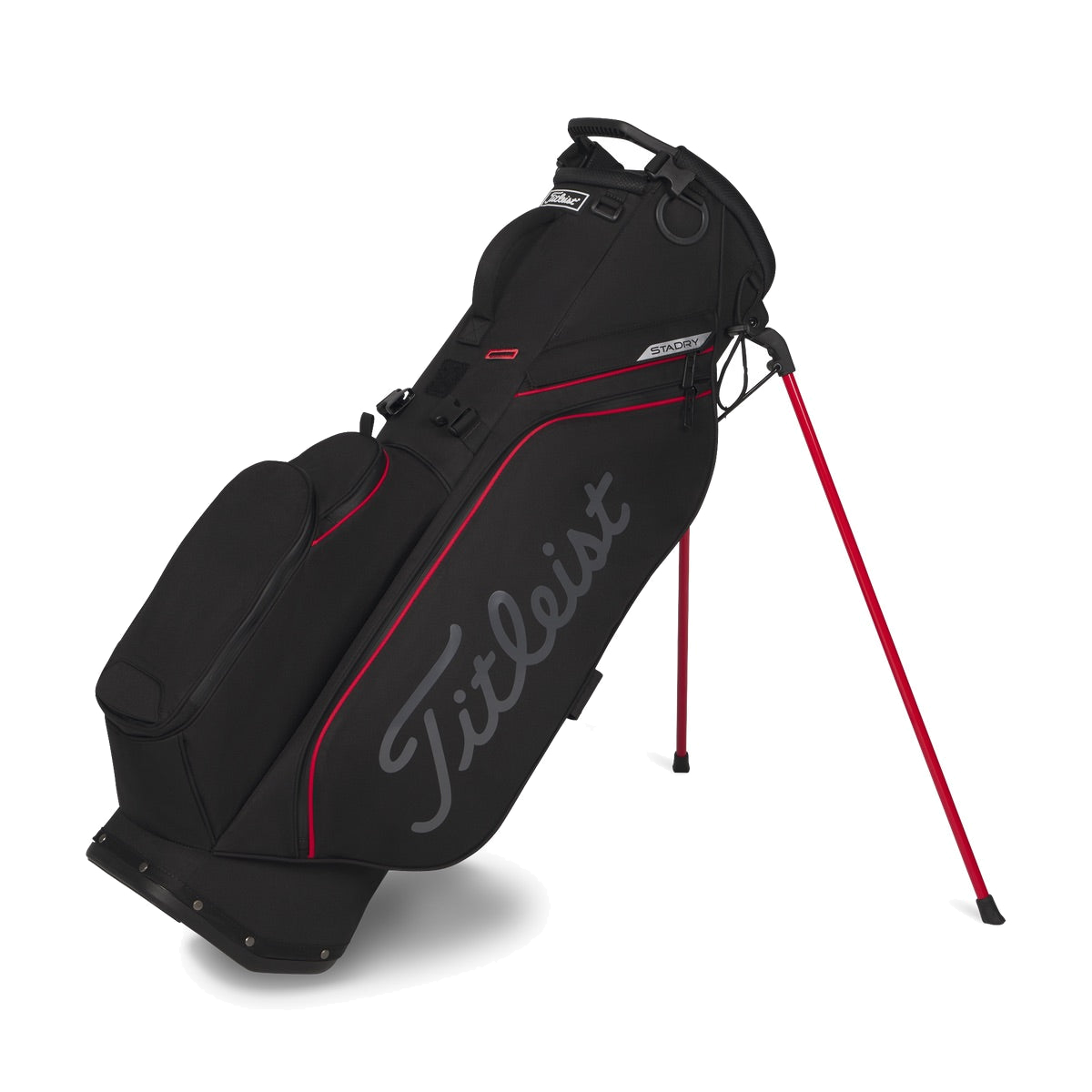 Players S4 StaDry Stand Bag Black/Red