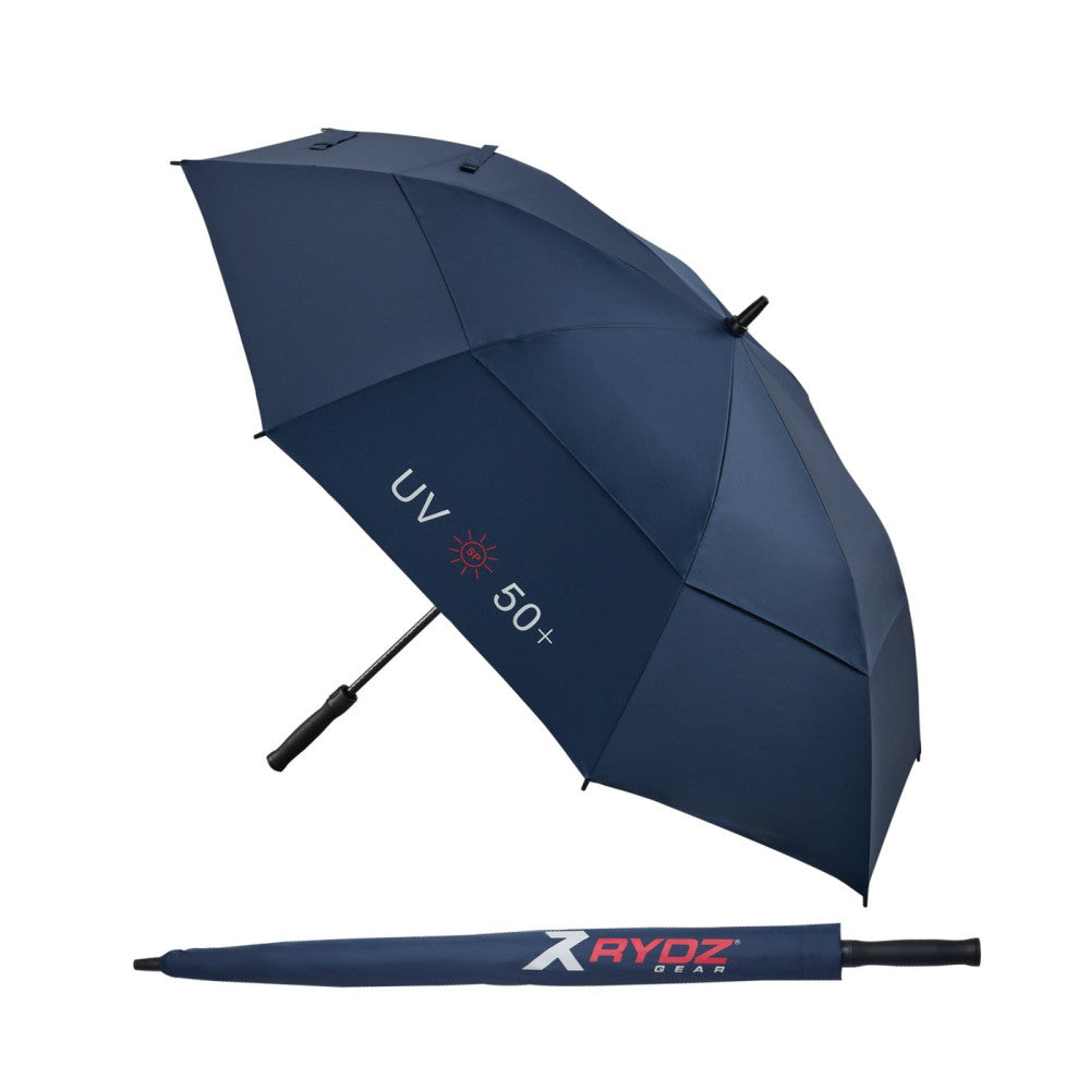 Golf Umbrella UV 50+ Navy/White/Red