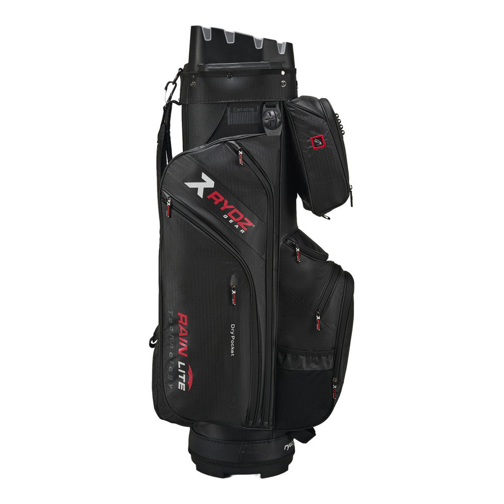 Big Rick Water-Resistant Cart Bag Black/Black