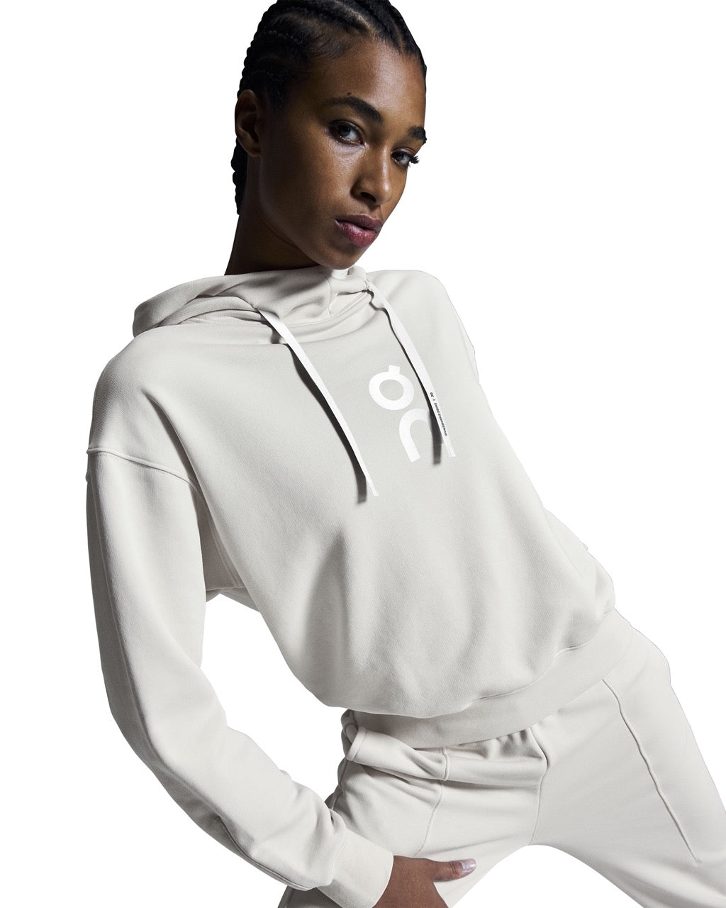 Club Sweat à capuche Femme Gris