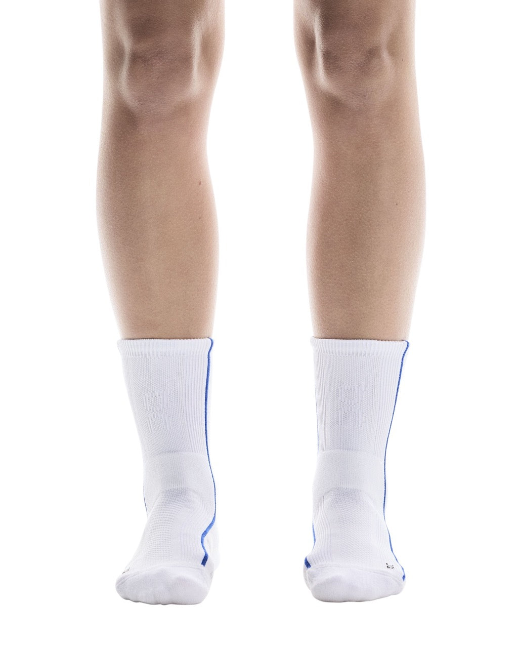 Court Socken Weiss/Indigo