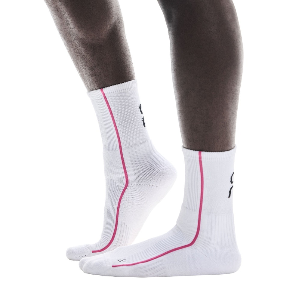 Court Socken Weiss/Pink