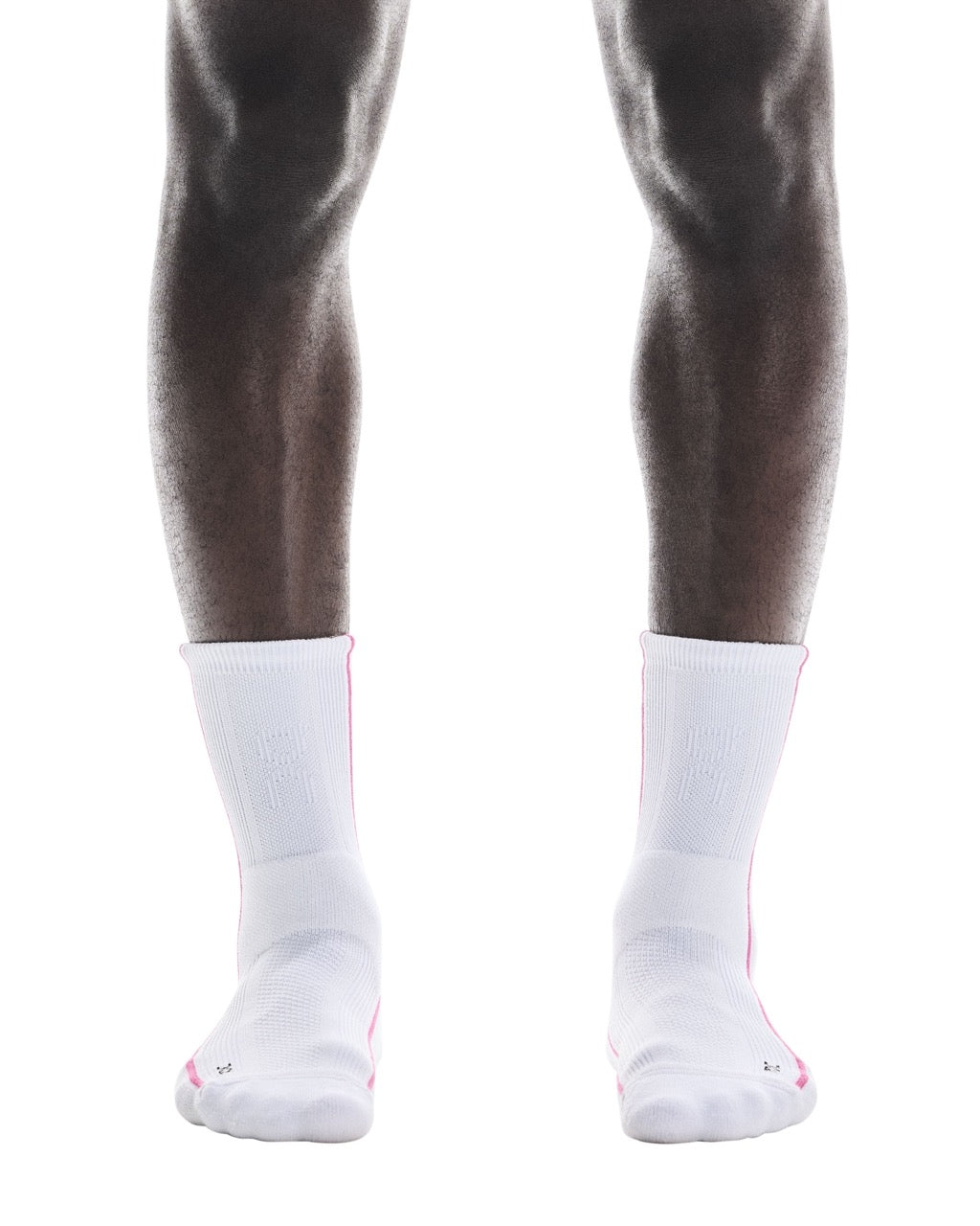 Court Socken Weiss/Pink