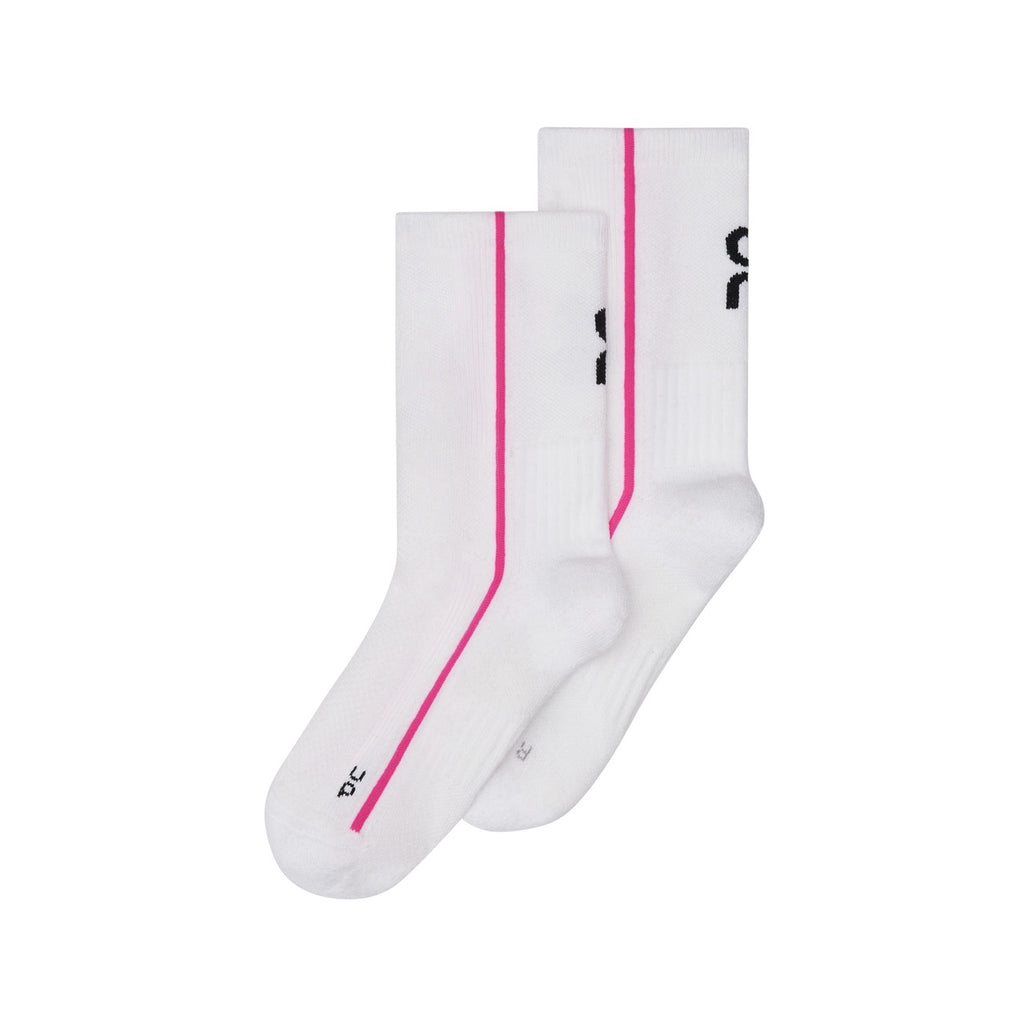 Court Socken Weiss/Pink