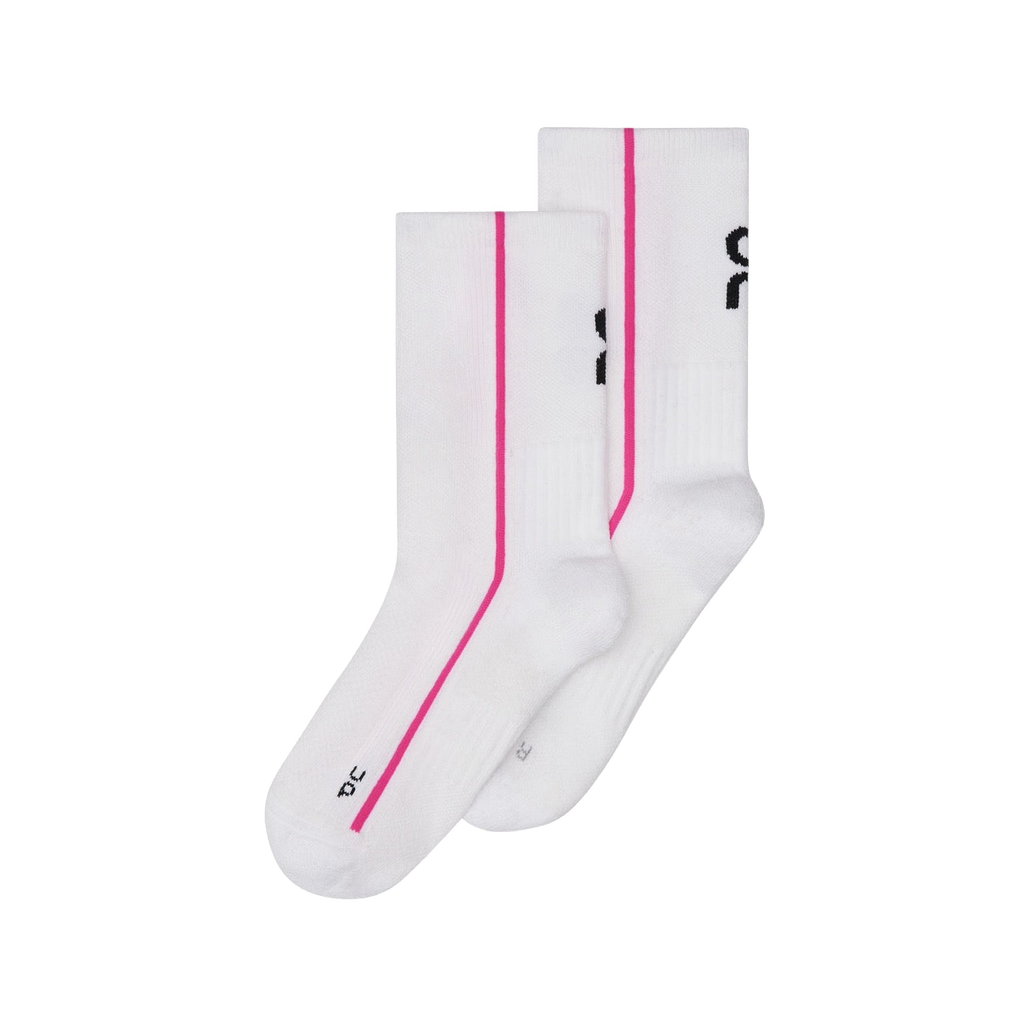 Chaussettes Court Blanc/Rose