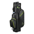 Lucky Nine Water-Resistant Cart Bag Black/Charcoal/Lime