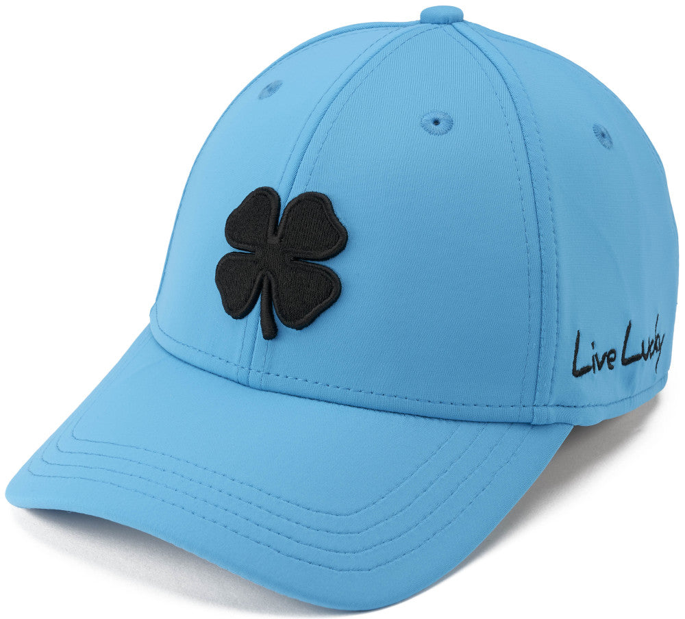 Premium Adjustable Cap Azure Blue/Black