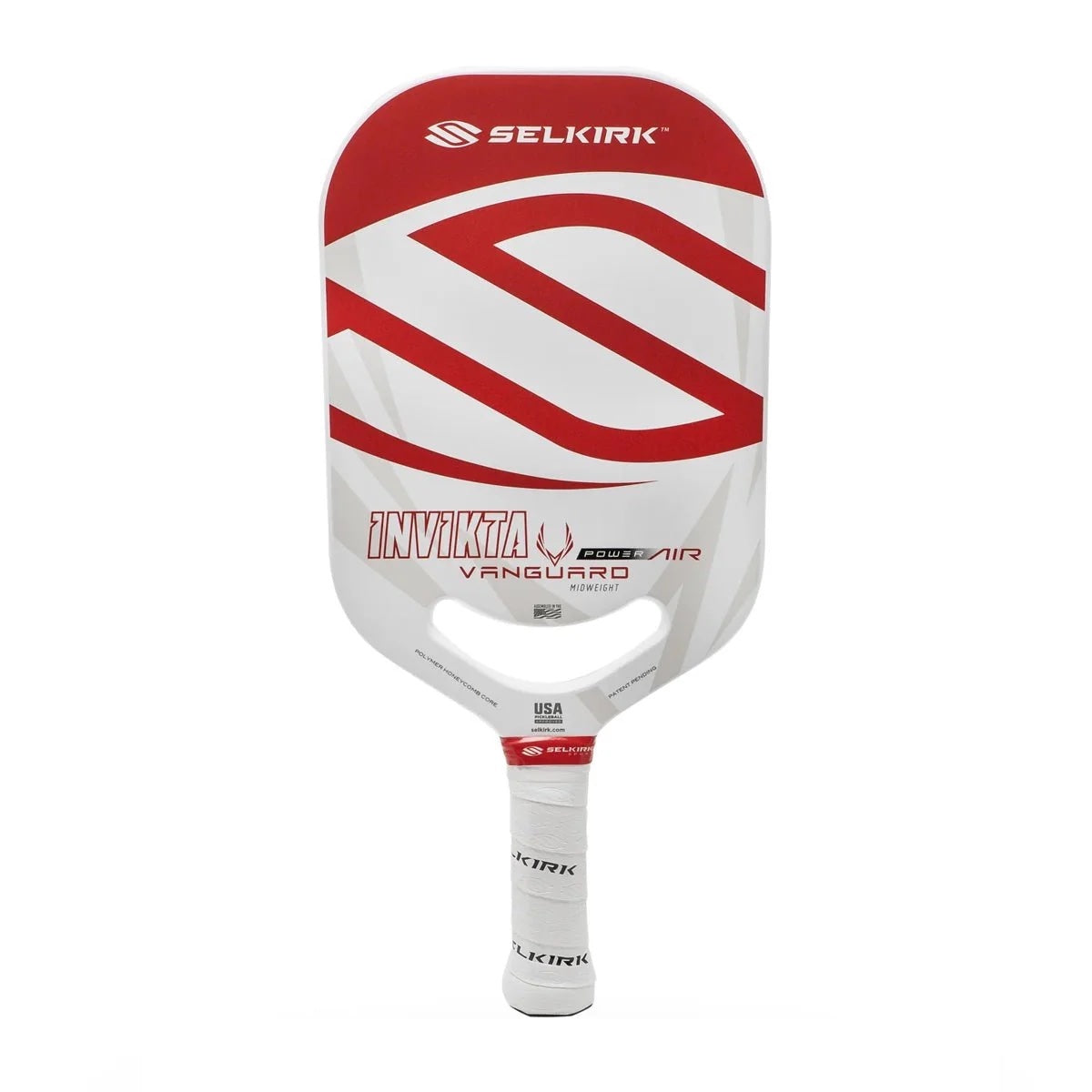 Vanguard Power Air Invikta Pickleball Paddle Red
