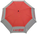 H2NO Golfschirm Automatik UPF 30 Rot/Grau