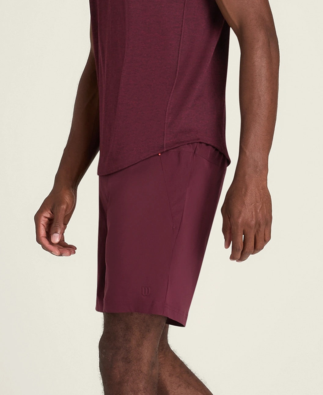 Short Doubleday pour homme doublé rouge
