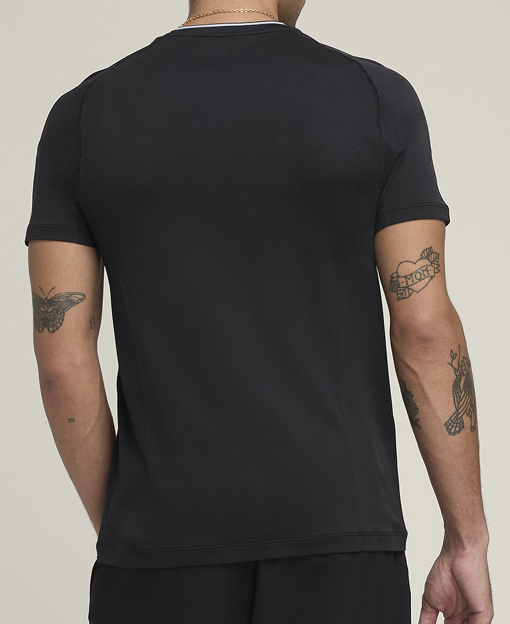 Team Seamless Crew Men Black