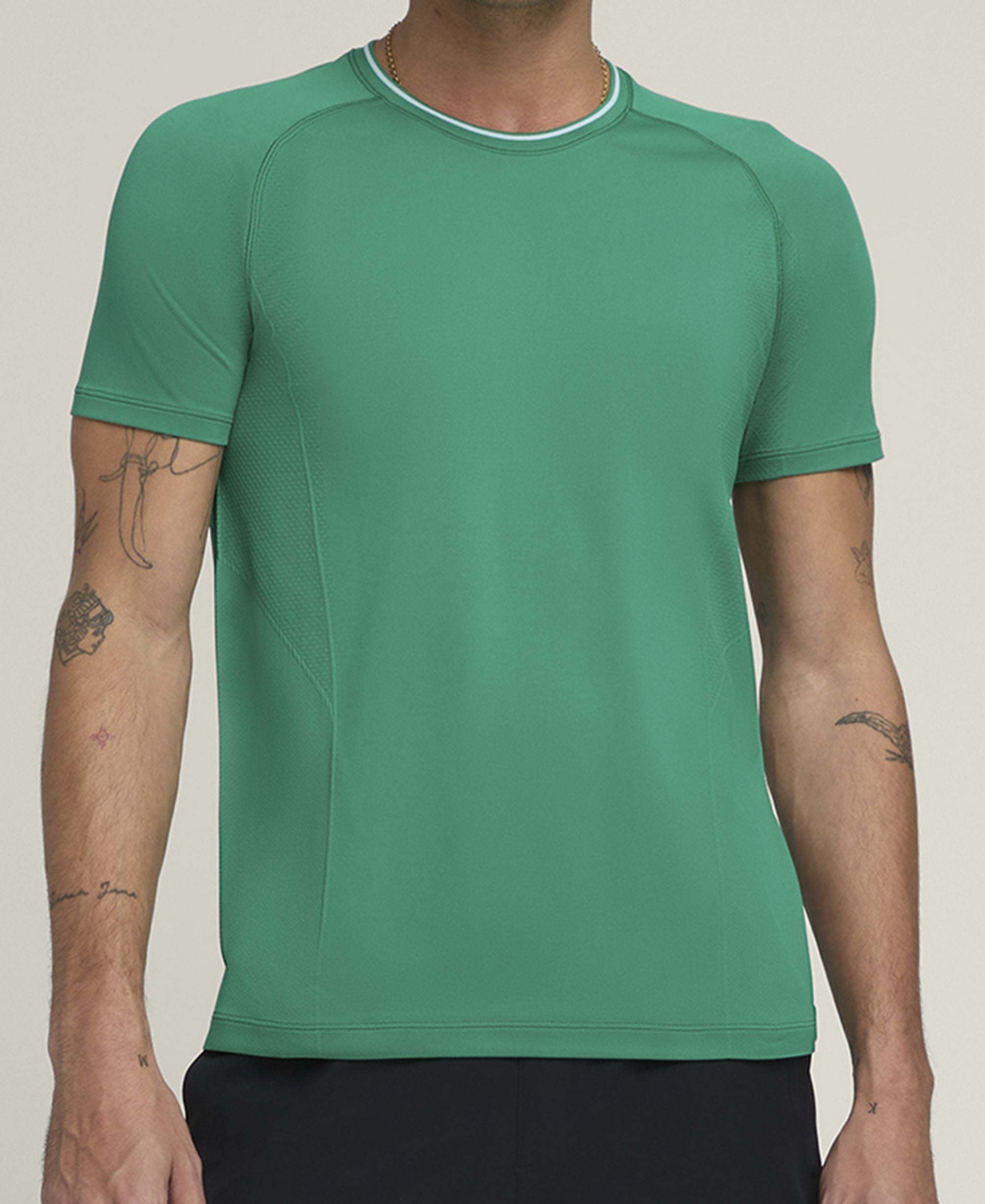 Team Seamless Crew Courtside Men's Green