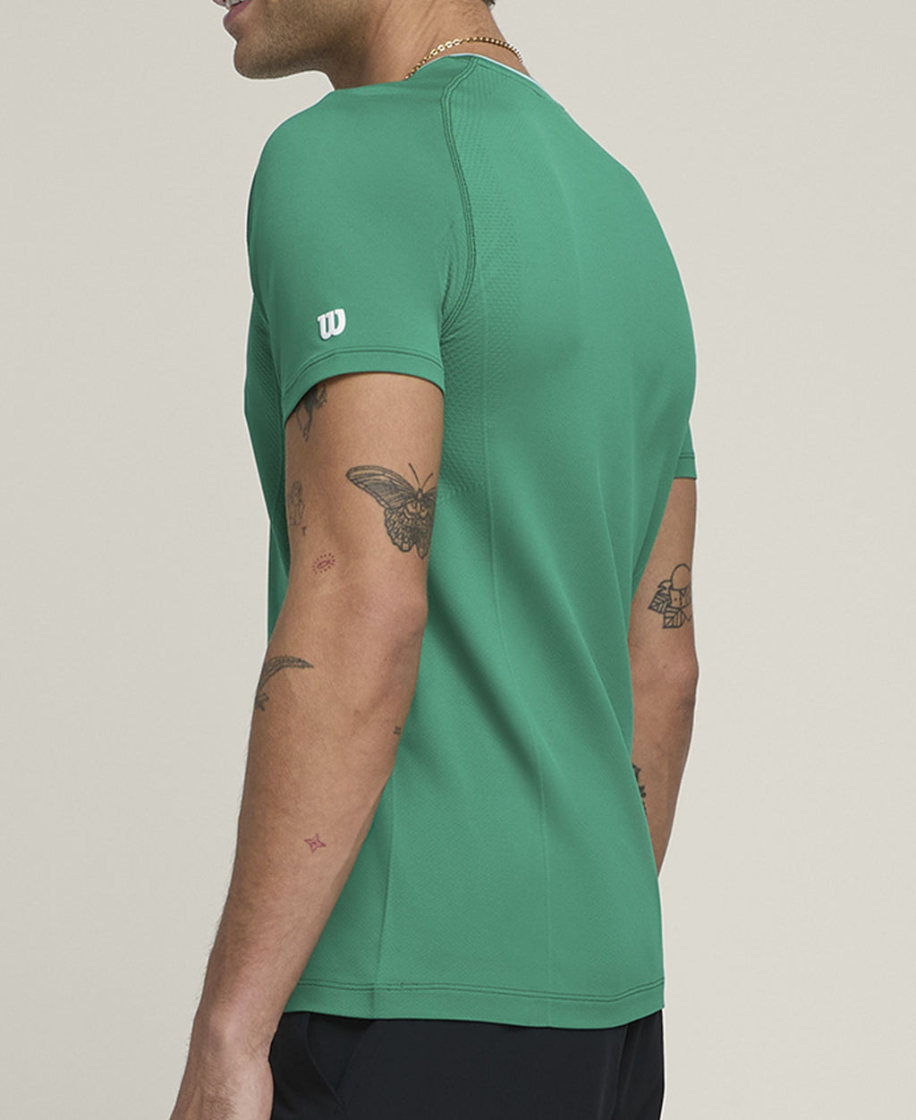 Team Seamless Crew CourtsidePour hommes Vert