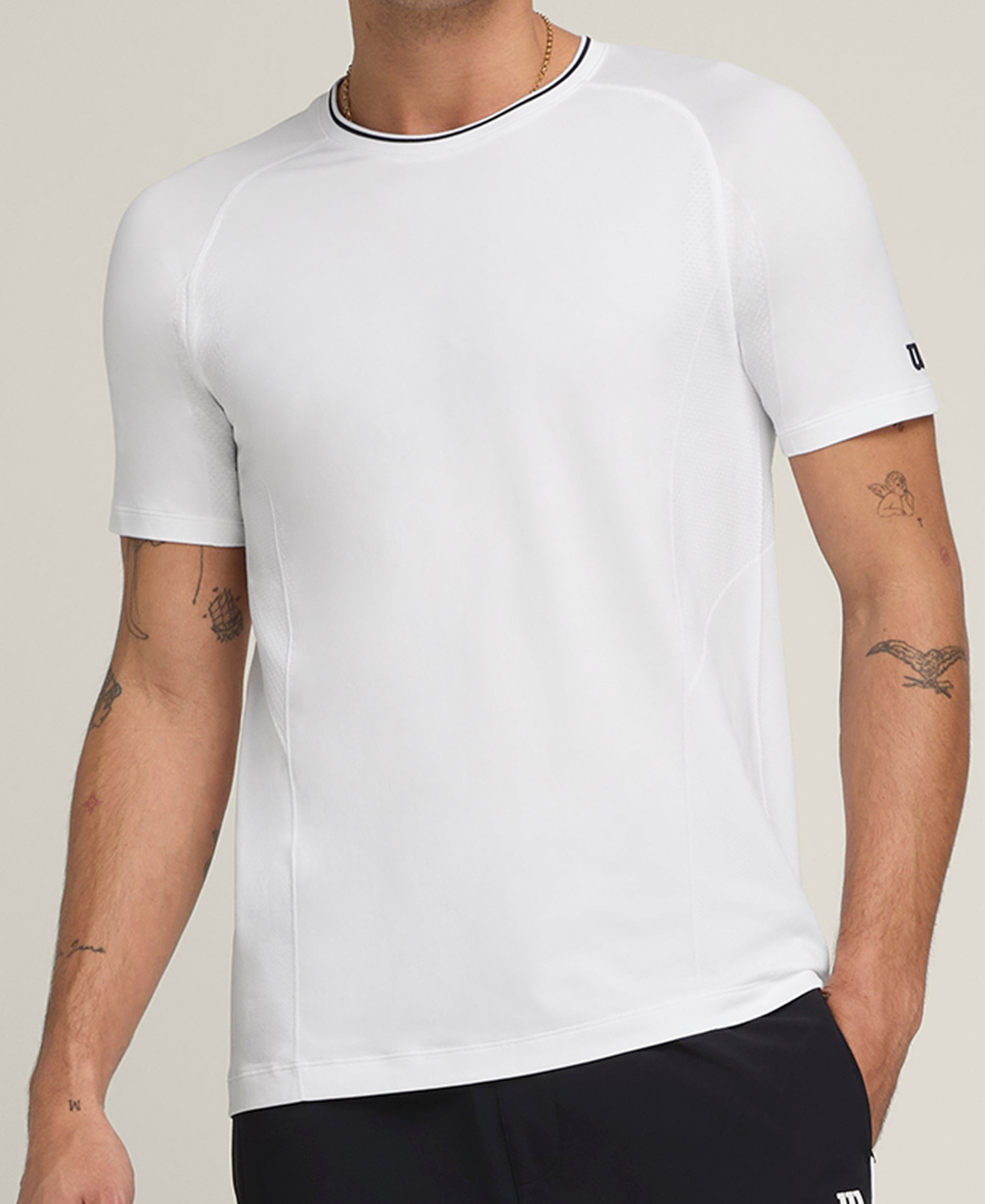 Team Seamless Crew Men White
