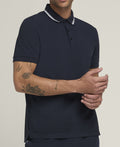 Team Pique Polo CrewPour hommes bleu marine