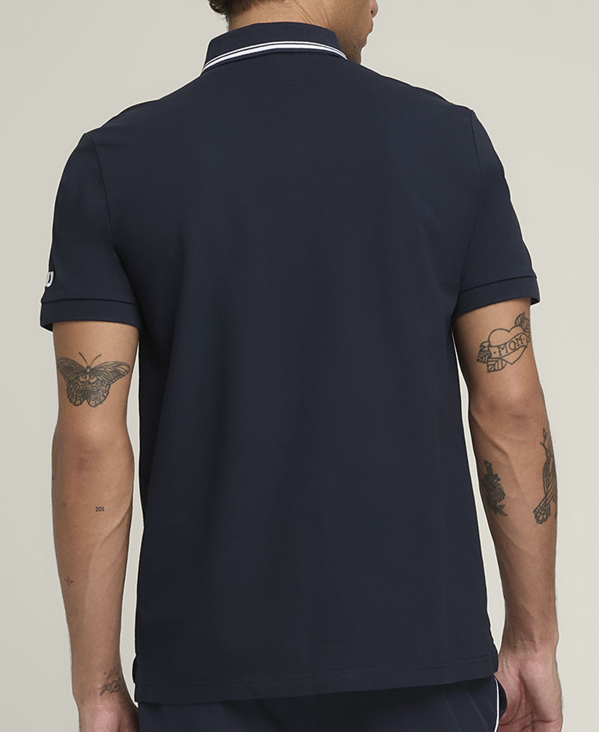 Team Pique Polo Crew Men's Navy