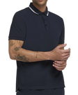 Team Pique Polo Crew Herren Navy