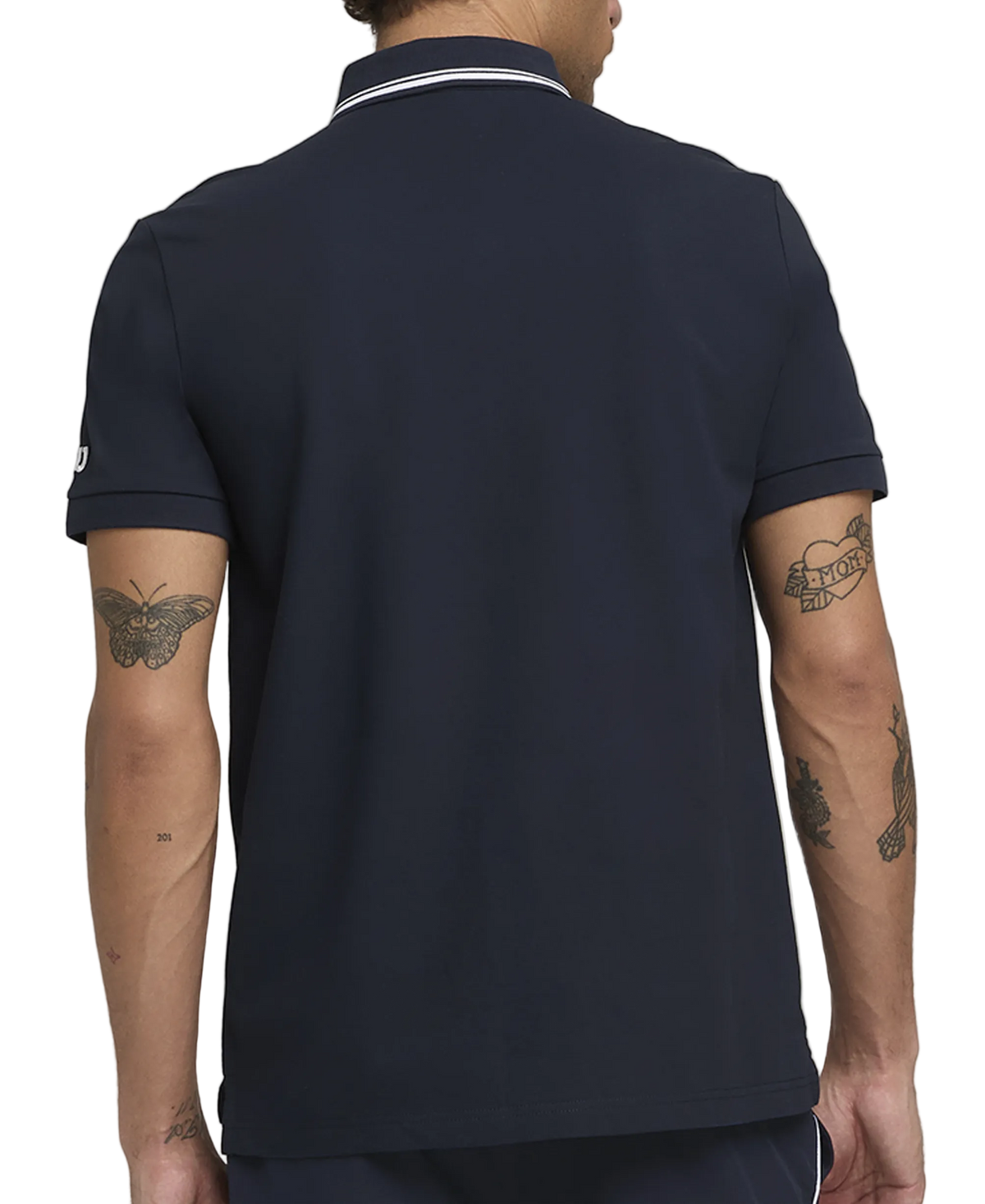 Men's Team Pique Polo Crew Navy