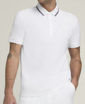 Team Pique Polo Crew Men White