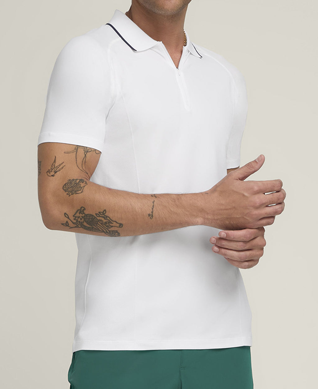 Team Seamless Polo 2.0 Homme Blanc