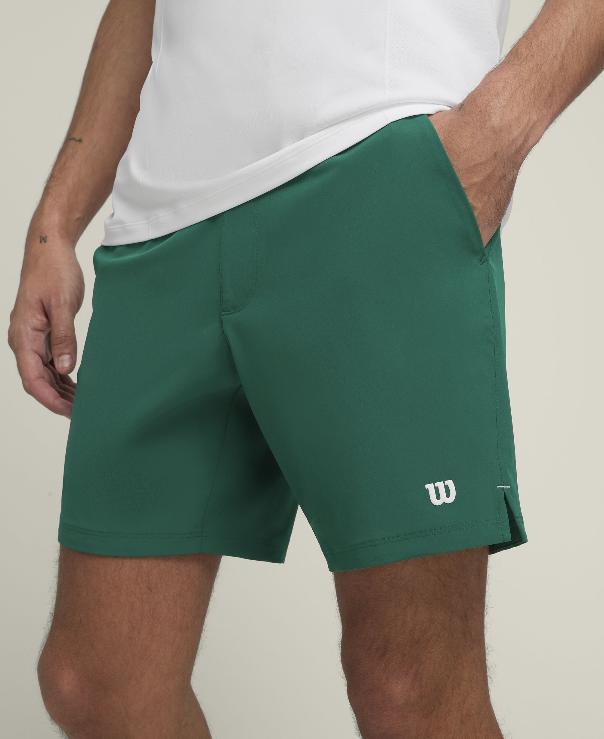 Team Short 7in Courtside Uomo Verde