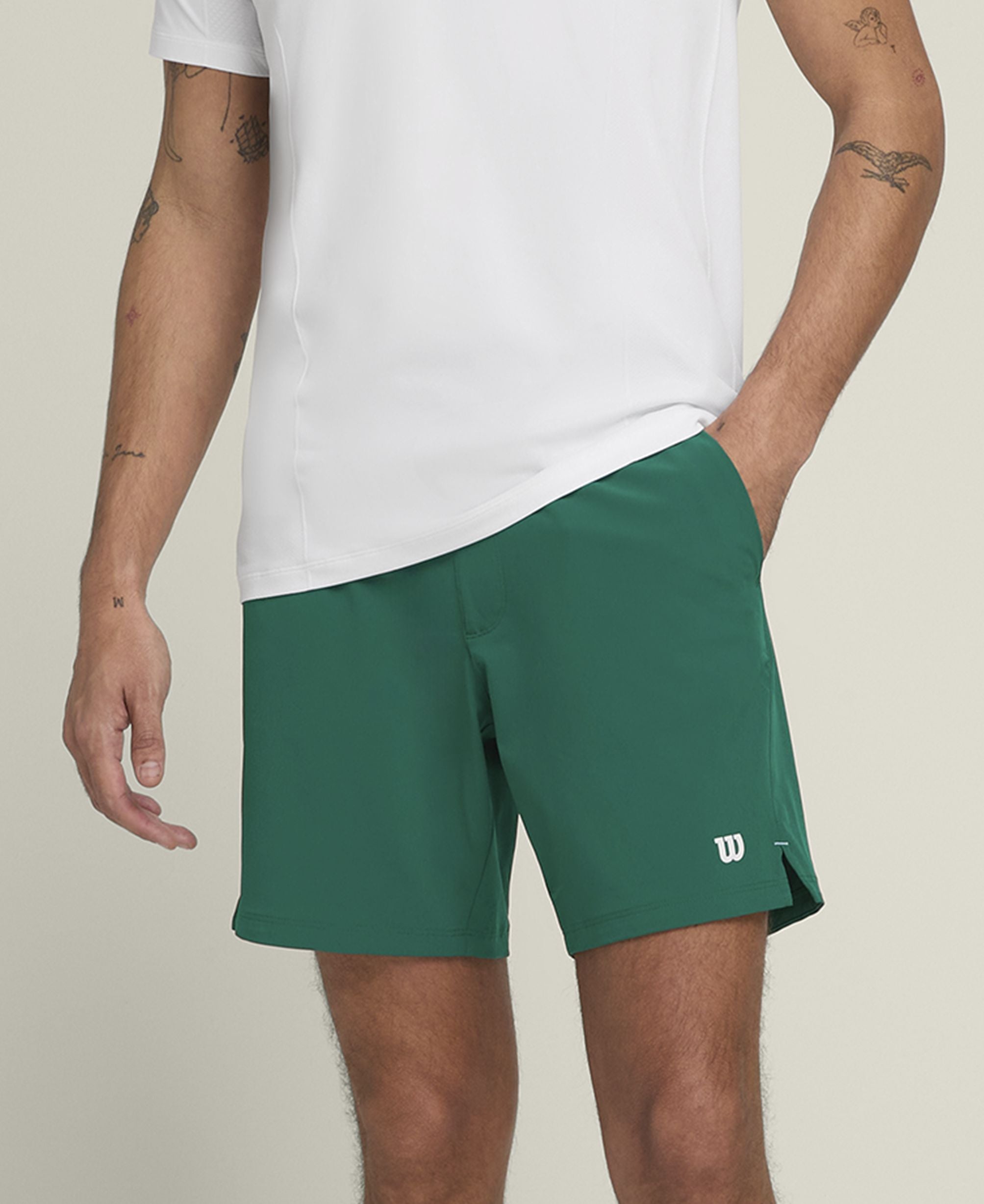 Team Short 7in Courtside Uomo Verde