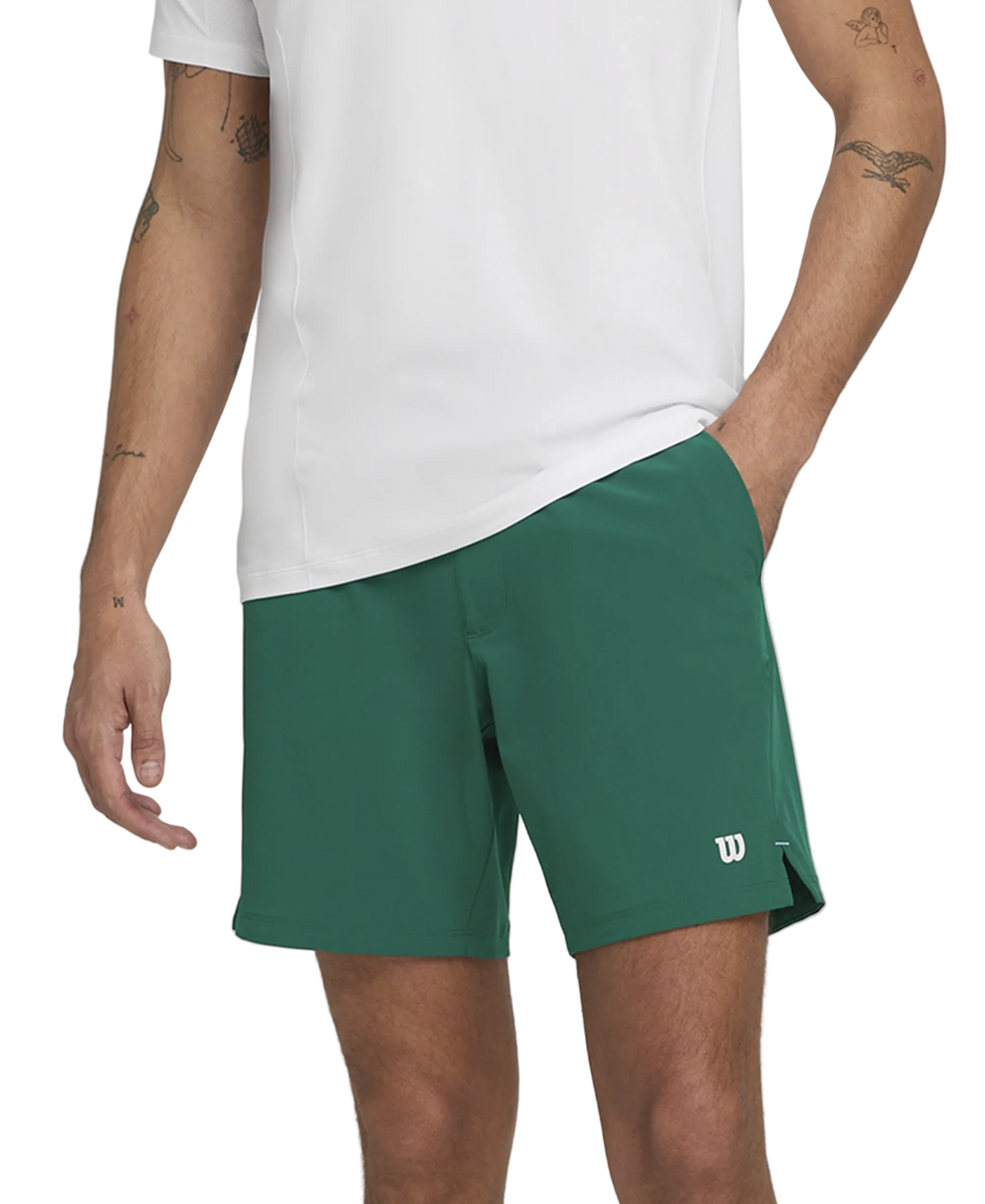 Team Short 7in Courtside Homme Vert
