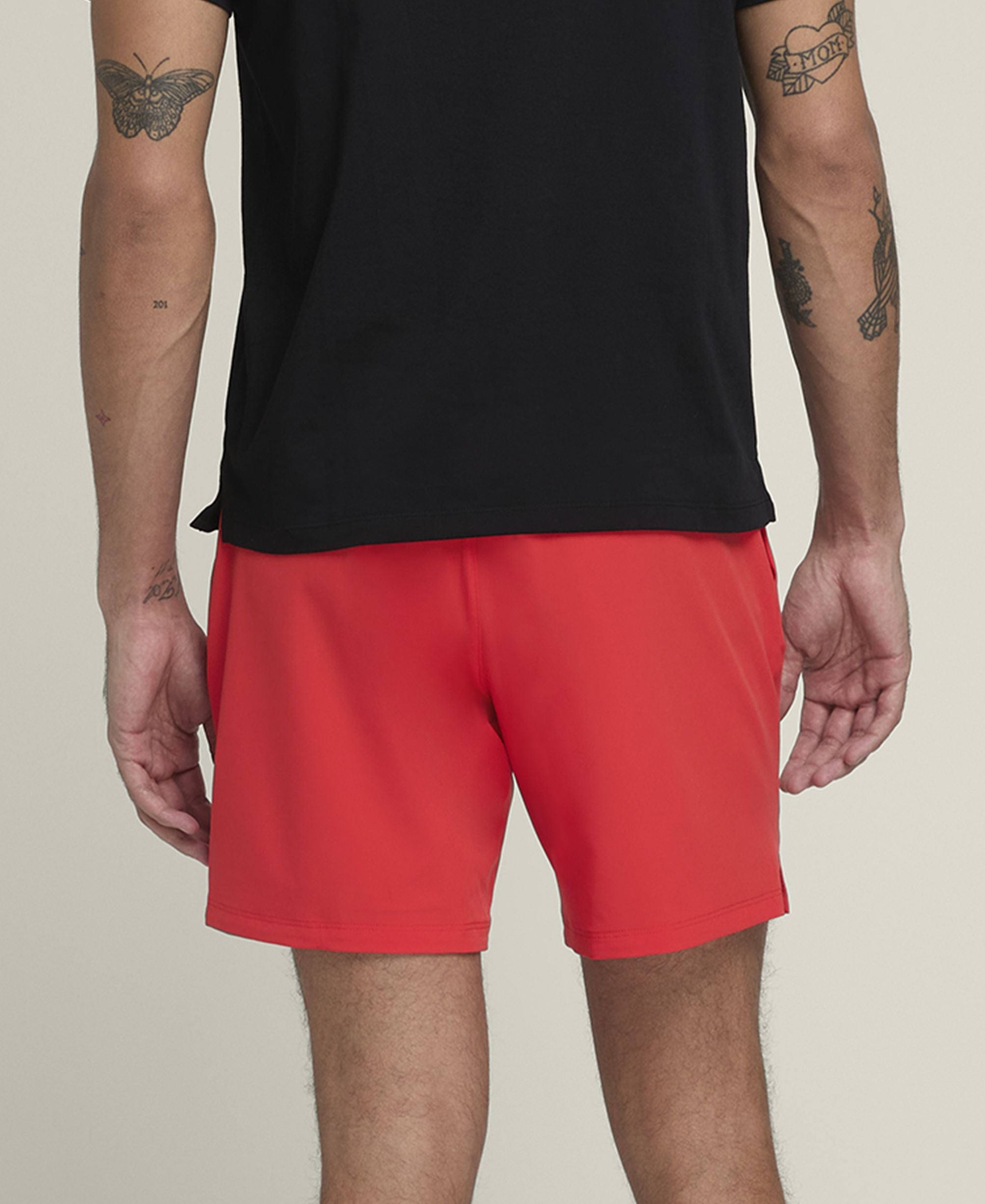 Team Short 7in Herren Rot