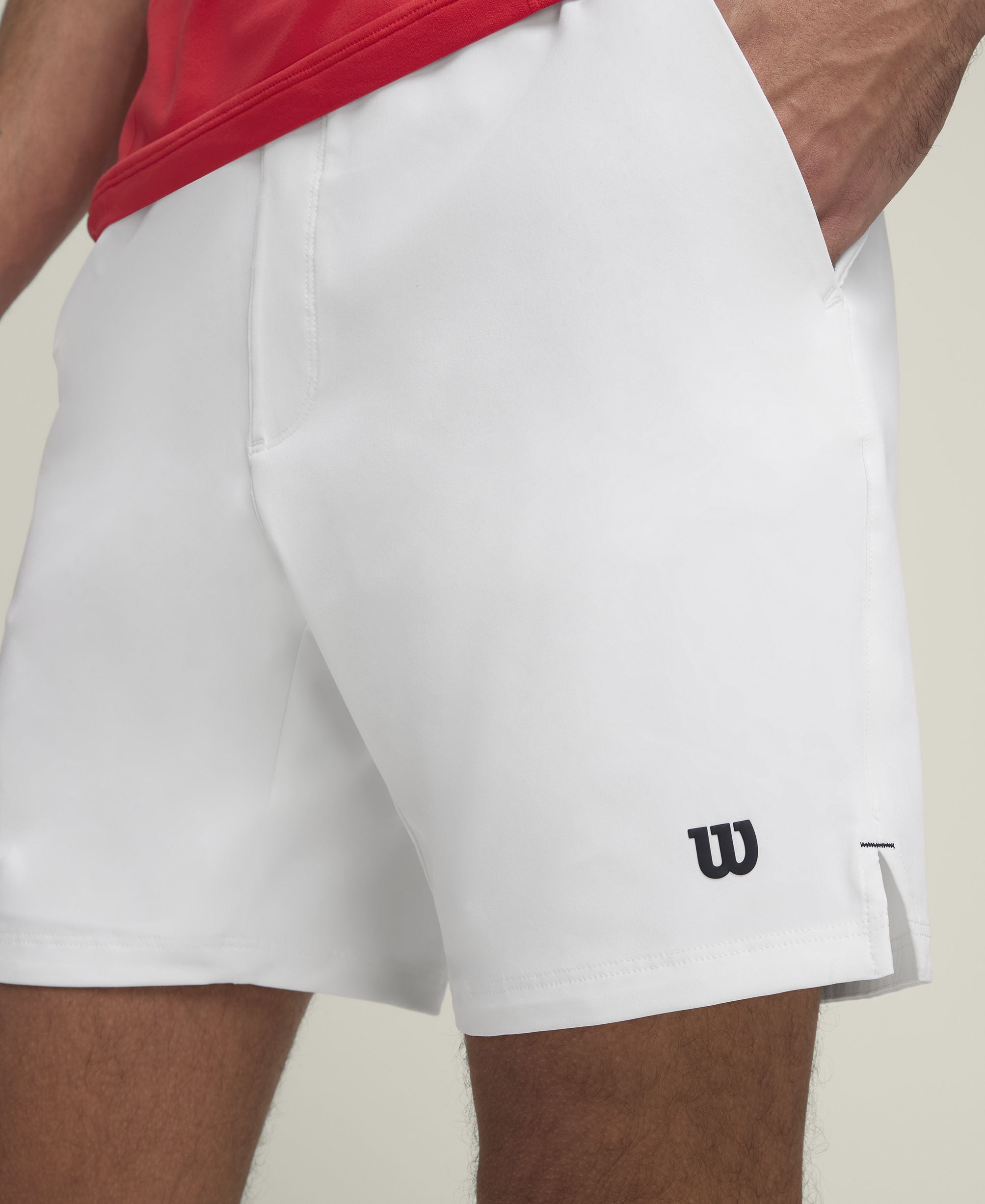Team Short 7in Uomo Bianco