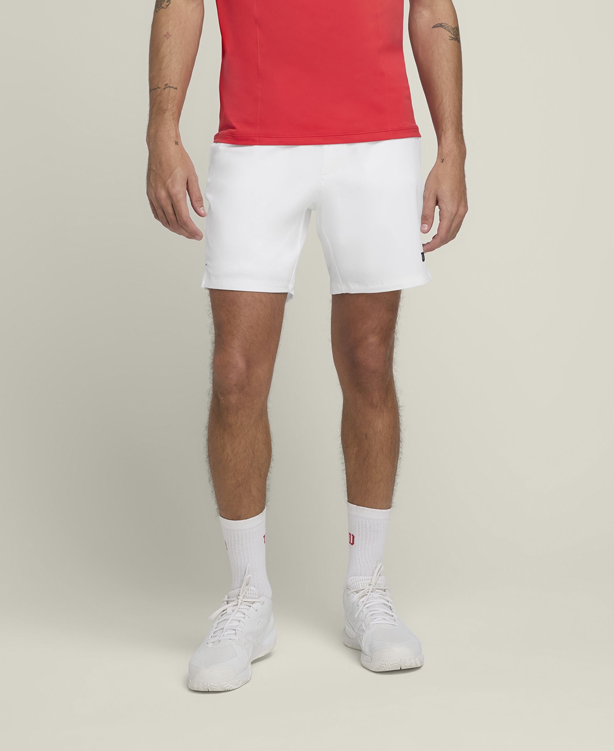 Team Short 7in Uomo Bianco